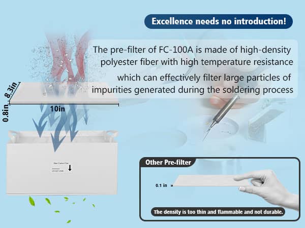 Fumeclear FC-100A pre filter moblie