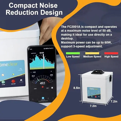 Fumeclear® FC-2001 Fume Extractor 70CFM fumeclear fumeclear